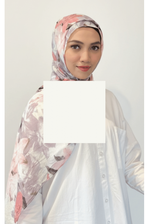 Pasmina Aurora Jahit Tepi